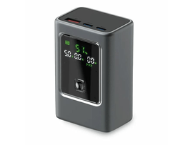 SBS Powerbank 10000 mAh 35W LCD fekete