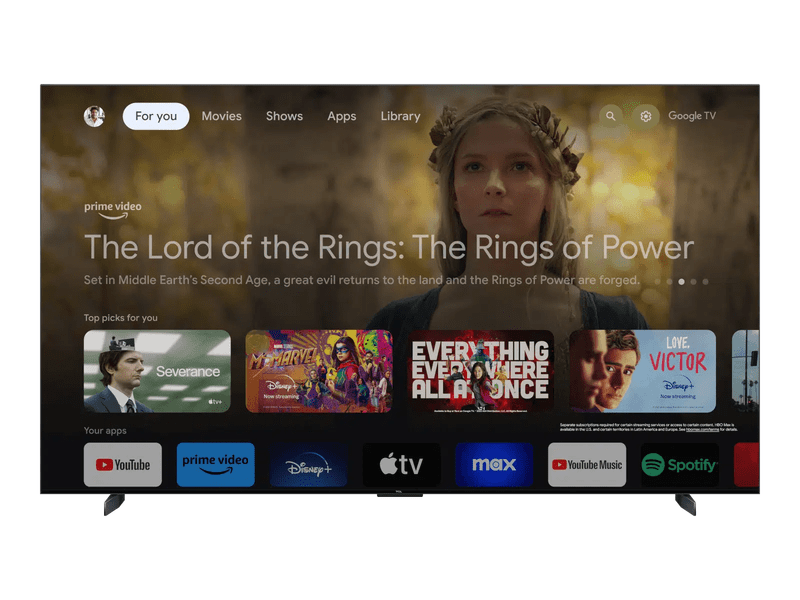 Mini-Led Qled Tv, Google smart,248 cm